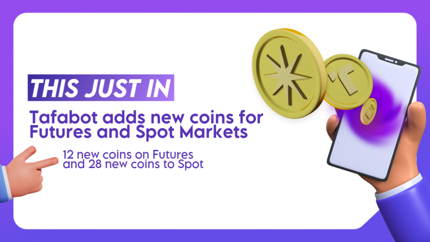 new coins listed for spot and futures market
