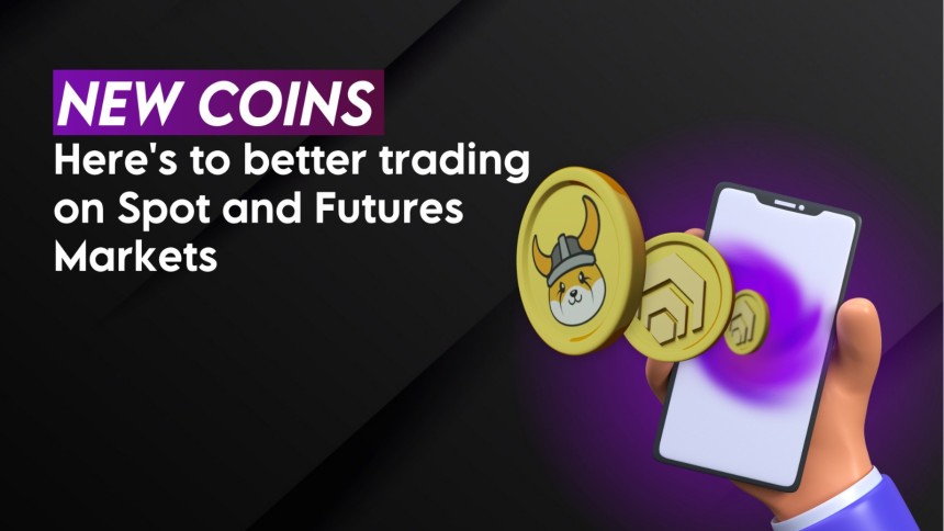 New coin listing for spot and futures market