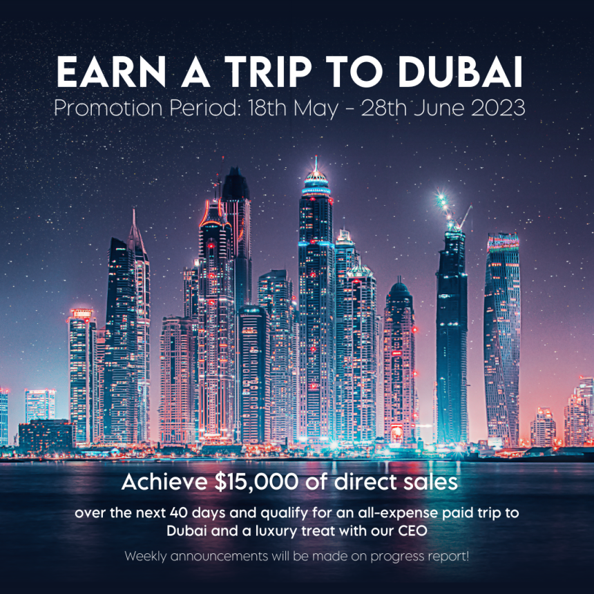 Dubai promo: all-expense trip